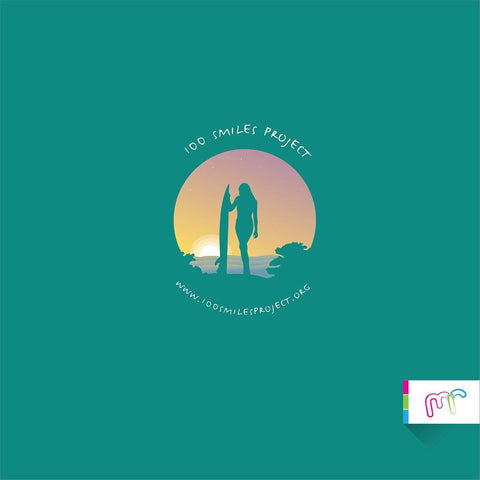 100 Smiles Project Surf Poster.
